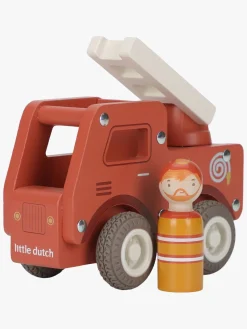 Legetøjsbiler & -Fartøjer-LittleDutch Little Dutch Brandbil med Figur Rød