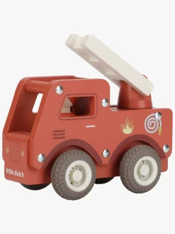 Legetøjsbiler & -Fartøjer-LittleDutch Little Dutch Brandbil med Figur Rød