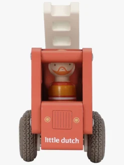 Legetøjsbiler & -Fartøjer-LittleDutch Little Dutch Brandbil med Figur Rød
