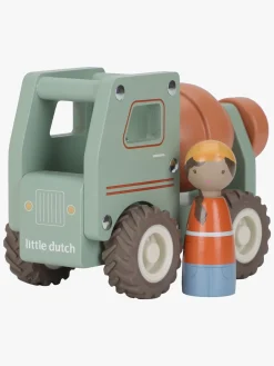 Legetøjsbiler & -Fartøjer-LittleDutch Little Dutch Cementblander med Figur Grøn