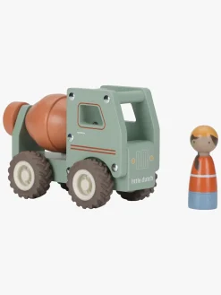 Legetøjsbiler & -Fartøjer-LittleDutch Little Dutch Cementblander med Figur Grøn