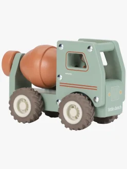 Legetøjsbiler & -Fartøjer-LittleDutch Little Dutch Cementblander med Figur Grøn