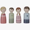 Dukker & Bamser-LittleDutch Little Dutch Dukkesæt til Dukkehus, Familien Rosa