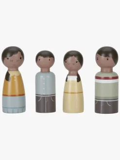 Dukker & Bamser-LittleDutch Little Dutch Dukkesæt til Dukkehus, Familien Evi