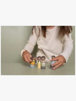 Dukker & Bamser-LittleDutch Little Dutch Dukkesæt til Dukkehus, Familien Evi