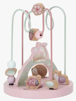 Trælegetøj-LittleDutch Little Dutch Fairy Garden Deer Kuglelabyrint Lyserød