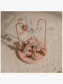 Trælegetøj-LittleDutch Little Dutch Fairy Garden Deer Kuglelabyrint Lyserød