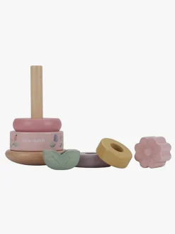 Babylegetøj-LittleDutch Little Dutch Fairy Garden Rocking Ring Stablelegetøj Træ