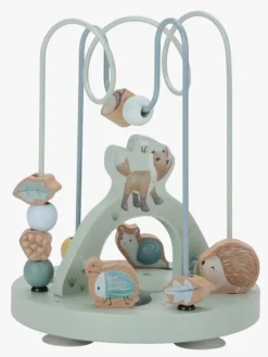 Trælegetøj-LittleDutch Little Dutch Forest Friends Fox Kuglelabyrint Blå