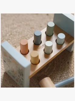 Babylegetøj-LittleDutch Little Dutch Forest Friends Hammerbræt Blå