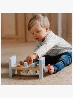 Babylegetøj-LittleDutch Little Dutch Forest Friends Hammerbræt Blå