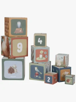 Babylegetøj-LittleDutch Little Dutch Forest Friends Stableklodser Flerfarvet