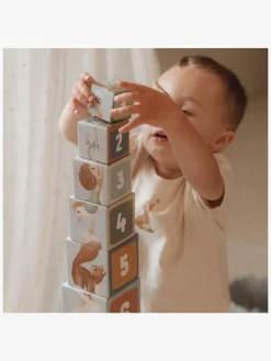 Babylegetøj-LittleDutch Little Dutch Forest Friends Stableklodser Flerfarvet