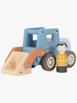 Legetøjsbiler & -Fartøjer-LittleDutch Little Dutch Gravemaskine med Figur Blå