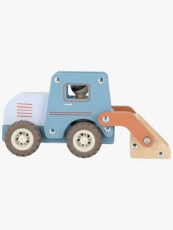 Legetøjsbiler & -Fartøjer-LittleDutch Little Dutch Gravemaskine med Figur Blå