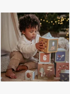 Babylegetøj-LittleDutch Little Dutch Little Farm Stableklodser Flerfarvet