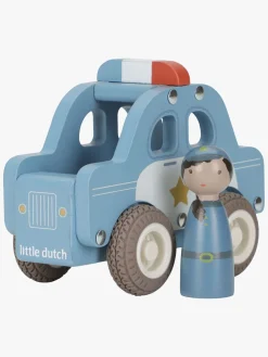 Legetøjsbiler & -Fartøjer-LittleDutch Little Dutch Politibil med Figur Blå