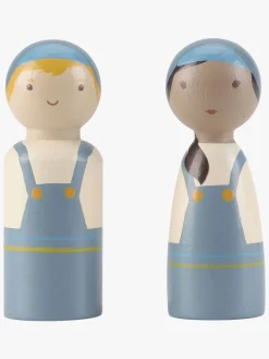 Legetøjsbiler & -Fartøjer-LittleDutch Little Dutch Skraldevogn med Figurer