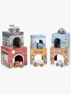 Babylegetøj-LittleDutch Little Dutch Stabeltårn med 6 Biler