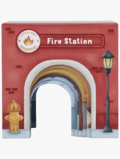 Babylegetøj-LittleDutch Little Dutch Stabeltårn med 6 Biler