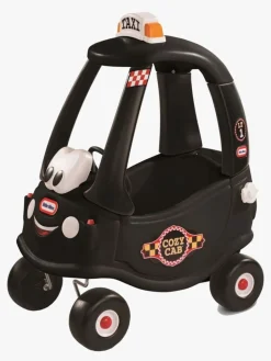 Pedal- & Gåbiler-LittleTikes Little Tikes Gåbil Cozy Coupe Taxi Sort/Hvid