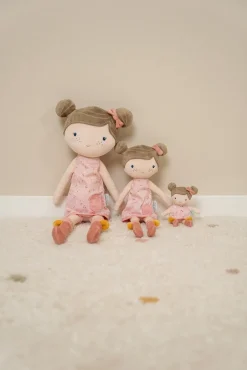 Dukker & Bamser-LittleDutch Blød Dukke Rosa 35 cm Lyserød