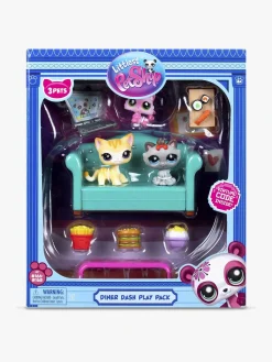 Legetøjsfigurer-LittleLivePets Littlest Pet Shop Diner Dash Legesæt
