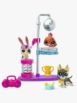 Legetøjsfigurer-LittleLivePets Littlest Pet Shop Disco Nights Legesæt
