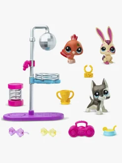 Legetøjsfigurer-LittleLivePets Littlest Pet Shop Disco Nights Legesæt