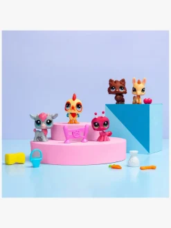 Legetøjsfigurer-LittlestPetShop Littlest Pet Shop Farm Besties Figursæt 5-Pak