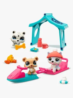 Legetøjsfigurer-LittlestPetShop Littlest Pet Shop Snowy Day Legesæt