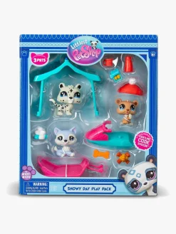 Legetøjsfigurer-LittlestPetShop Littlest Pet Shop Snowy Day Legesæt