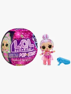 Dukker & Bamser-LOL L.O.L. Surprise! Neon Pop Stars Tots Minidukke Blandet Udvalg