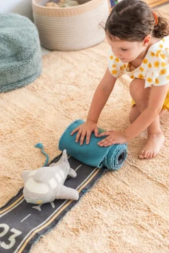 Legetøjsbiler & -Fartøjer-LorenaCanals Lorena Canals Ride & Roll Flyvemaskine + Bane Blå