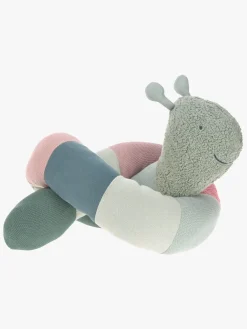 Dukker & Bamser-Lässig Strikket Legetøj med Rangle