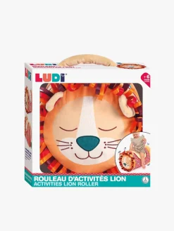 Babylegetøj-Ludi Aktivitetslegetøj Oppusteligt Cylinder Løve
