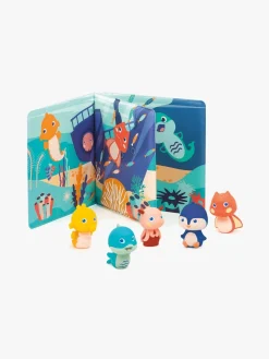 Vandlegetøj-Ludi Badebog med Figurer