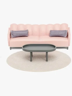 Dukker & Bamser-Lundby Dukkehusmøbler Stue Sæt