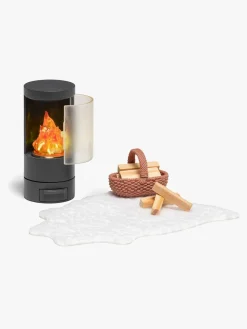 Dukker & Bamser-Lundby Dukkehustilbehør Pejsesæt