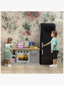 Dukker & Bamser-Lundby Dukkehustilbehør Sæt med Komfur og Køleskab