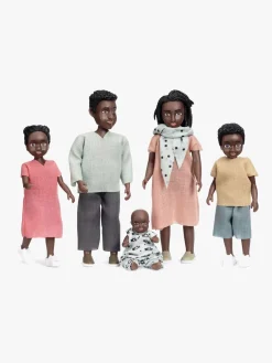 Dukker & Bamser-Lundby Dukkesæt Familien Billie Flerfarvet