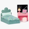Dukker & Bamser-Lundby Teenage Room Set Dukkehustilbehør, Grøn/Lyserød