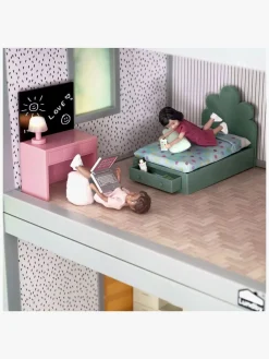 Dukker & Bamser-Lundby Teenage Room Set Dukkehustilbehør, Grøn/Lyserød