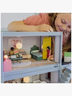Dukker & Bamser-Lundby Teenage Room Set Dukkehustilbehør, Grøn/Lyserød