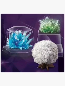 Eksperimenter & Videnskab-4M KidzLabs Eksperiment Krystaldyrkningssæt Flerfarvet