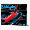 Eksperimenter & Videnskab-4M KidzLabs Eksperimentsæt Vinddrevet Racerbil