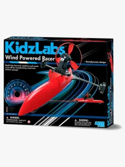 Eksperimenter & Videnskab-4M KidzLabs Eksperimentsæt Vinddrevet Racerbil