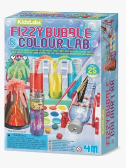 Eksperimenter & Videnskab-4M KidzLabs Eksperimentsæt Boble- og Farvelaboratorie Flerfarvet