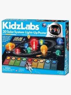 Eksperimenter & Videnskab-4M KidzLabs Lysende Solsystem Flerfarvet
