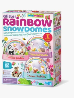 Kreativt Legetøj-4M KidzMaker DIY-sæt Regnbue Snekugle Flerfarvet